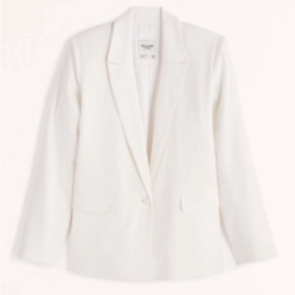 Abercrombie and fitch oversized linen blazer - Picture 2 of 3